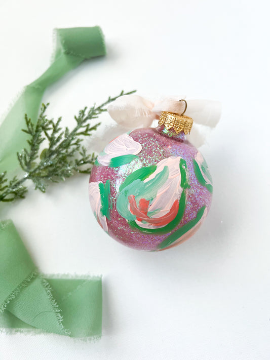 Sparkle Oyster Ornament #3