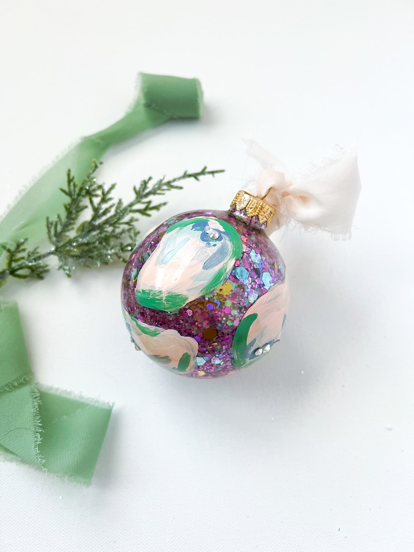 Sparkle Oyster Ornament #4