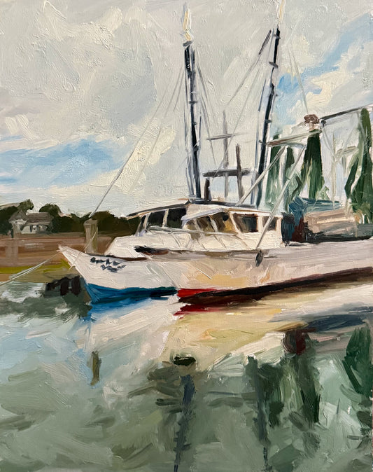 Shrimp Boat Series, Study I- PRINT