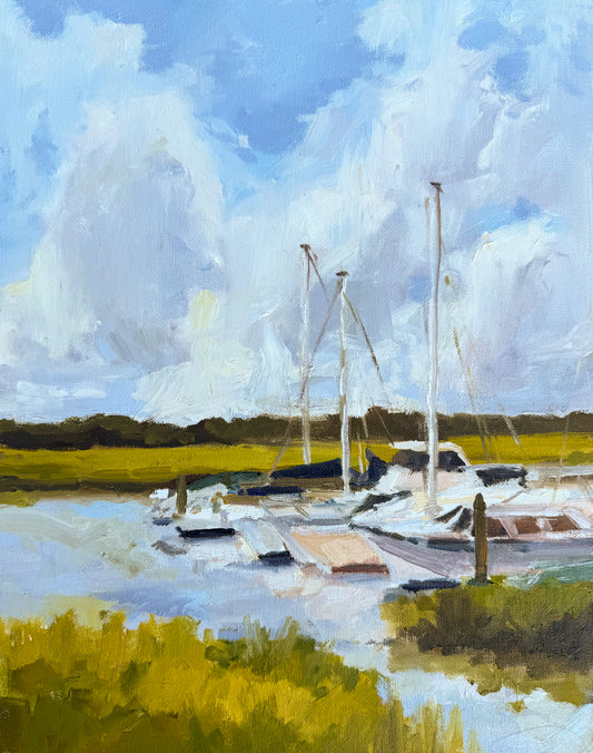 Shrimp Boat Series, Study III- PRINT