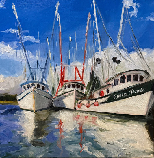 Shrimp Boat Series, Study X- PRINT
