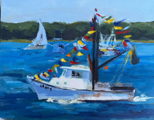 Shrimp Boat Series, Study IV- PRINT