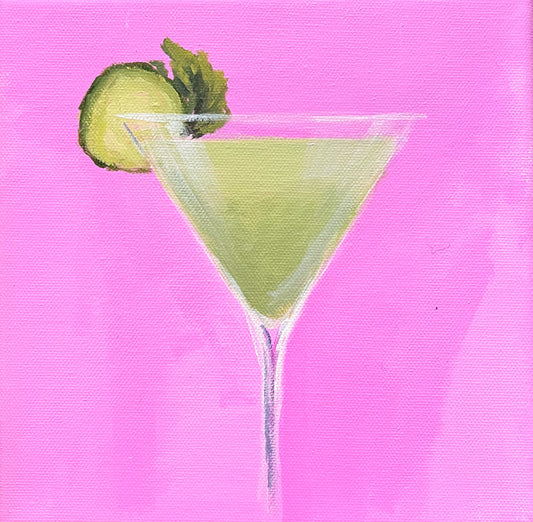 Cucumber Martini Print