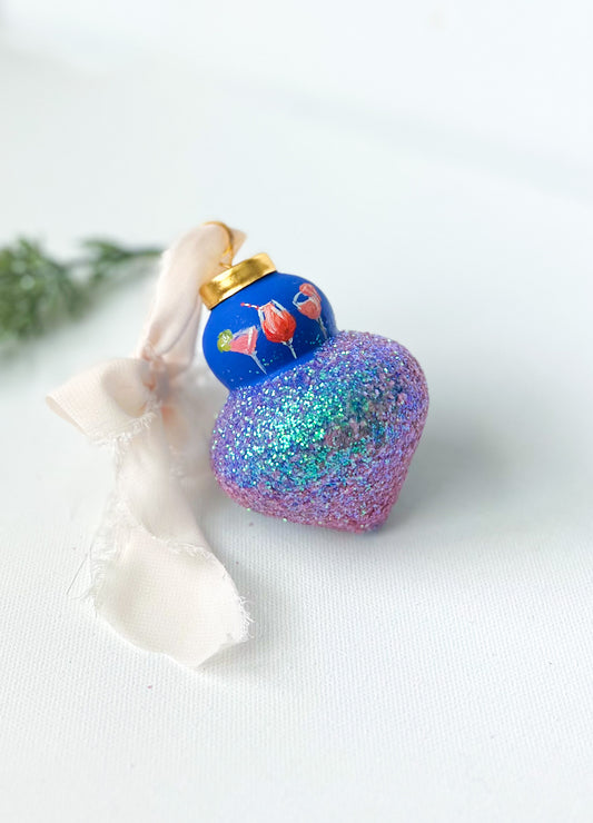 Ceramic Sparkle Cocktails Ornament #60