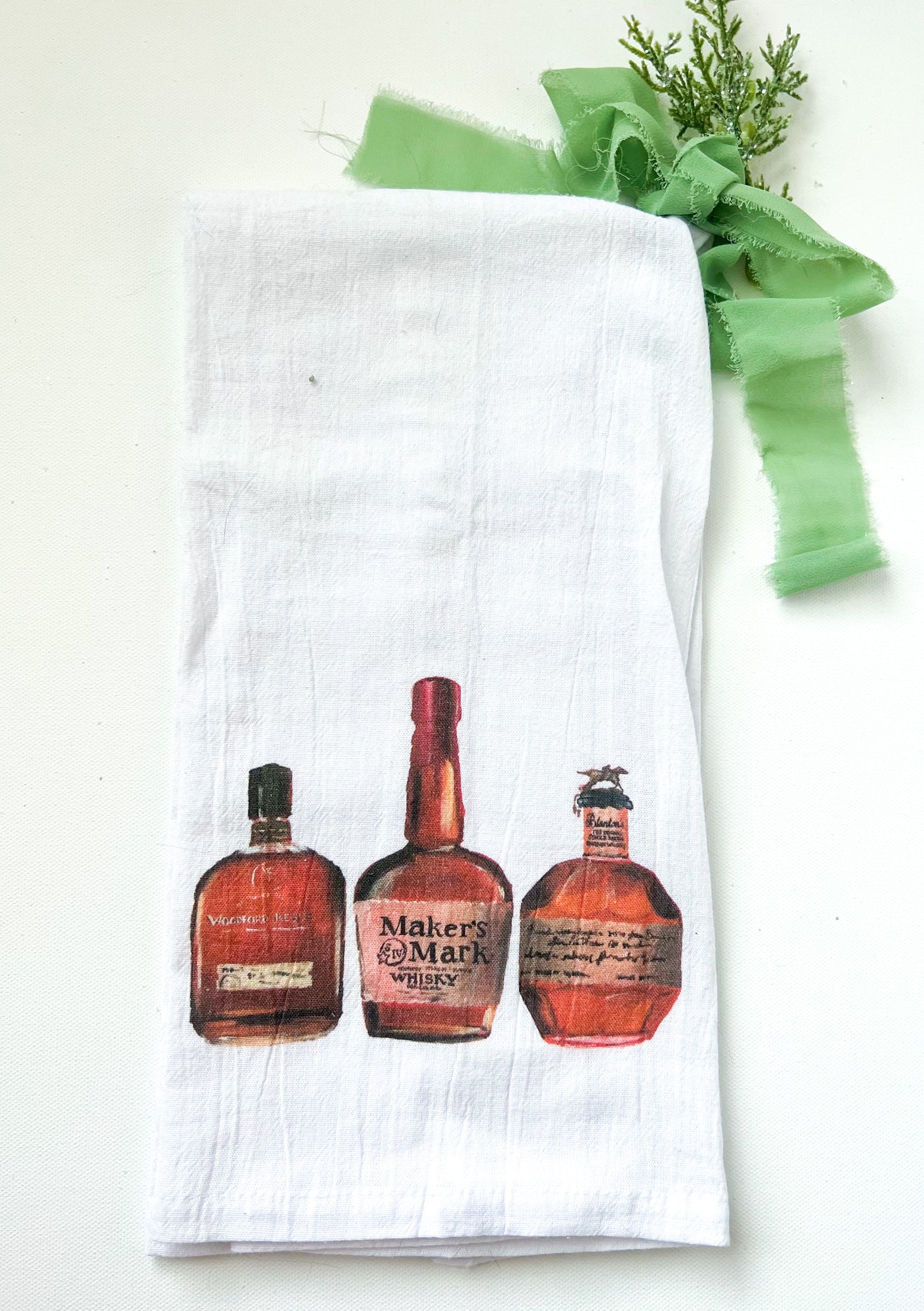 Bourbon Trio 1 Tea Towel