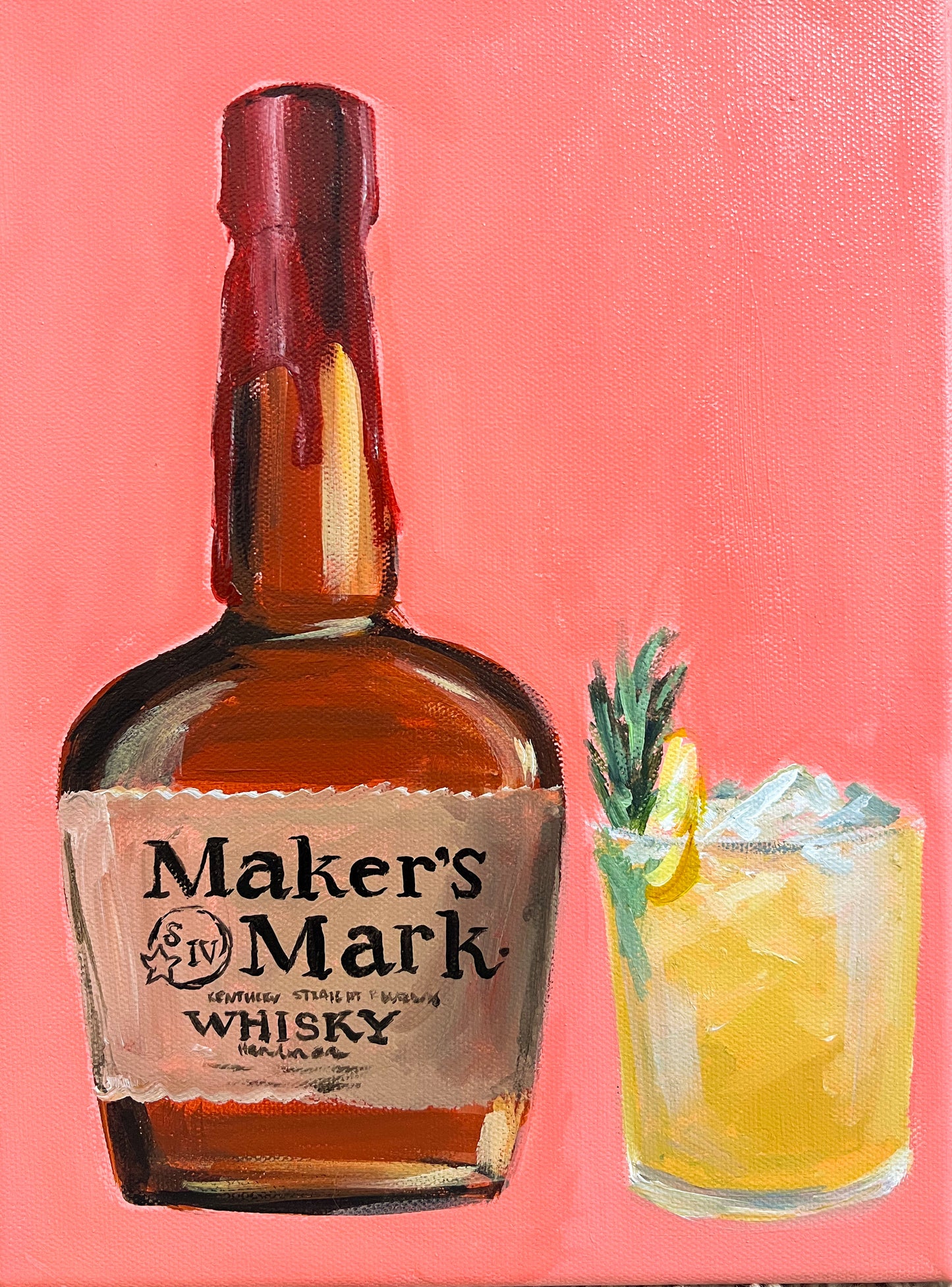Maker’s Mark Bourbon Sour Print
