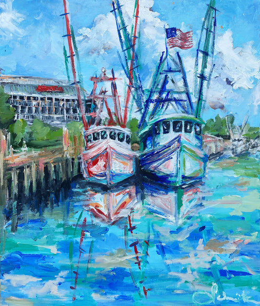 Shem Creek Shrimp Boats