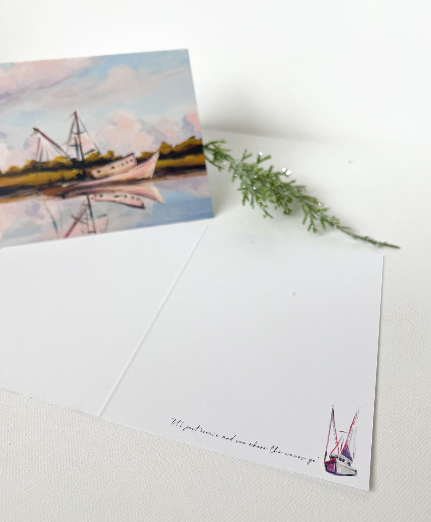 Shrimp Boat Greeting Cards